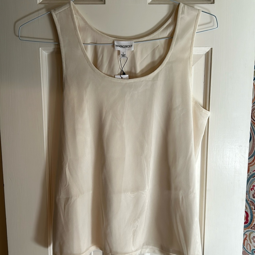 NWT Making the Cut Sleeveless Blouse